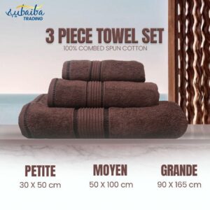 Serviettes 3 pièces – Qualité Coton